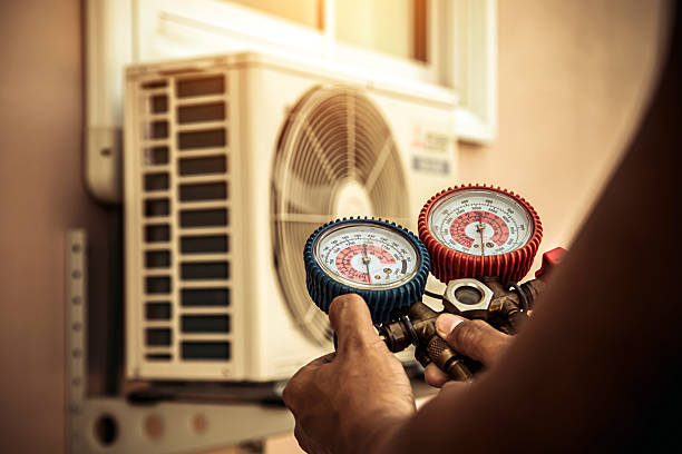 Professional Hvac Maintenance technician working in Wellington, OH